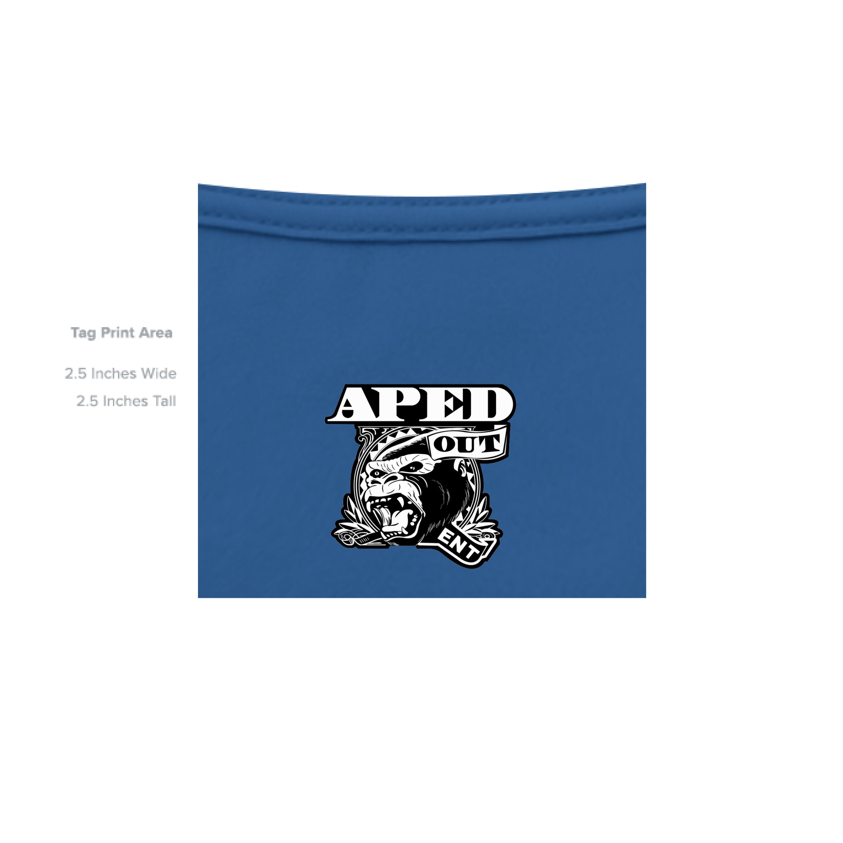 Solid True Royal Triblend - INSIDE_TAG_LINE