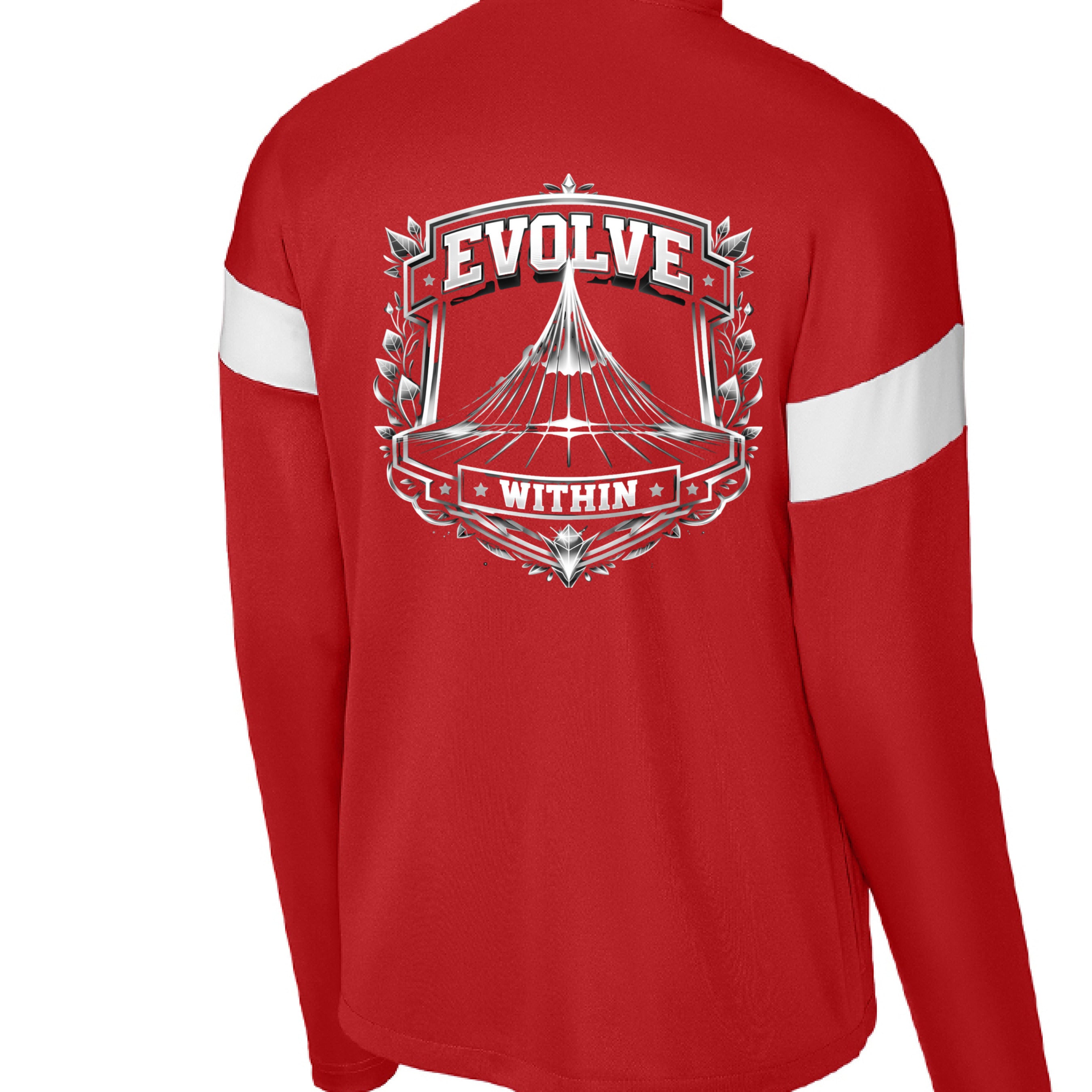 Deep Red/ White - BACK